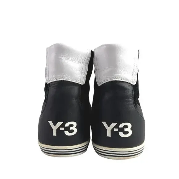 Adidas Y-3 Yohji Yamamoto Women's Black Gray Suede High Top Sneakers Shoes Sz 7